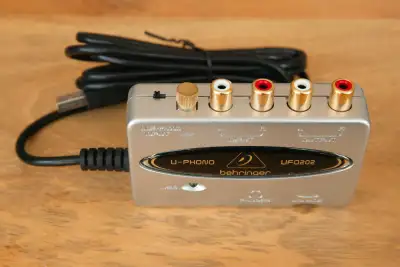 Behringer U-Phono USB Audio Interface, View more