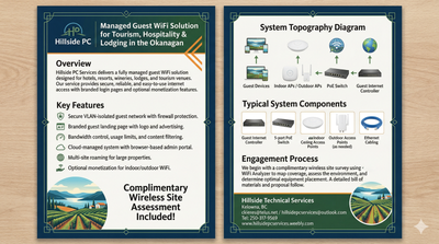 Offering Managed Guest Wifi - Hillside PC Services, View more