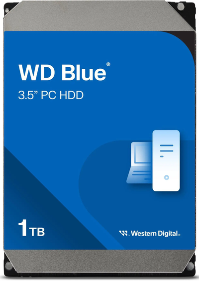 WD Blue 1TB 3.5" SATA Hard Drives, View more