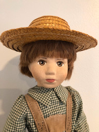 Karin Heller Doll - Farmboy with Straw Hat