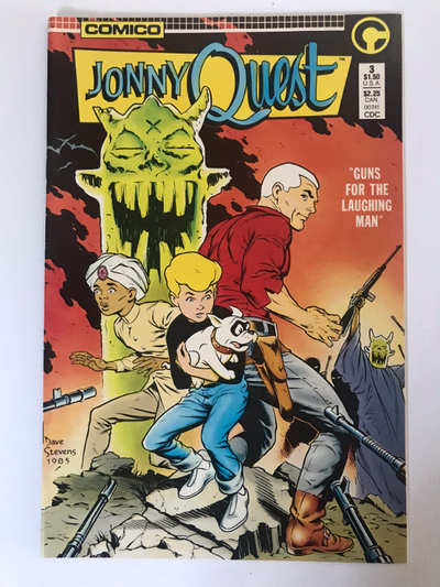 Jonny Quest #3 Dave Stevens cover, View more