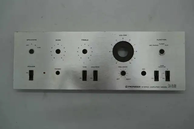 FACEPLATE: Pioneer Stereo Amplifier (Model: SA-6500) in Stereo Systems & Home Theatre in Calgary - Image 2