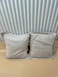 Grey Throw Pillows (Set of 2)