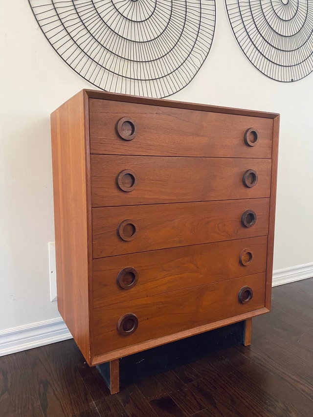 Teak TallBoy Dresser Dressers & Wardrobes Kitchener / Waterloo Kijiji