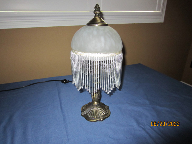 White Table Lamp in Indoor Lighting & Fans in Calgary