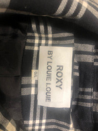 Womens Roxy checkered Jacket  $15