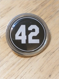 2022 MLB baseball Jackie Robinson commemorative #42 lapel pin