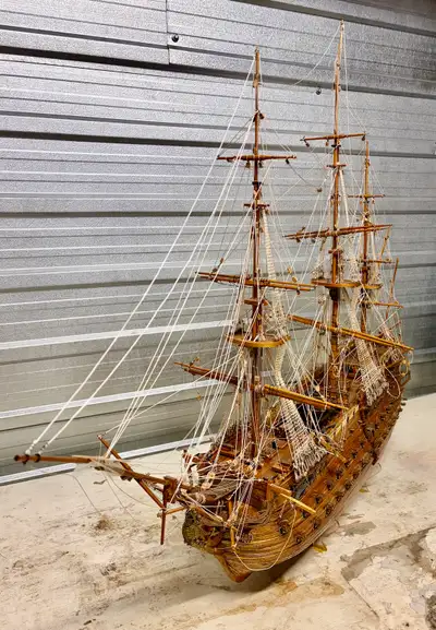 Large Famous Hand Crafted Victory Ship , View more