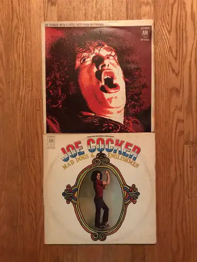 JOE COCKER - 2 CLASSIC ROCK RECORD ALBUMS, View more