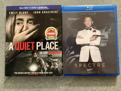 Blurays EUC James Bond 007 Spectre A Quiet Place, View more