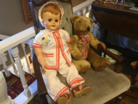 Vintage dolls and toys