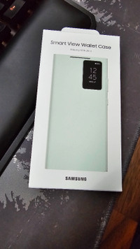 Samsung S24 Ultra Smart View Wallet Case | Sealed box | Light Gr