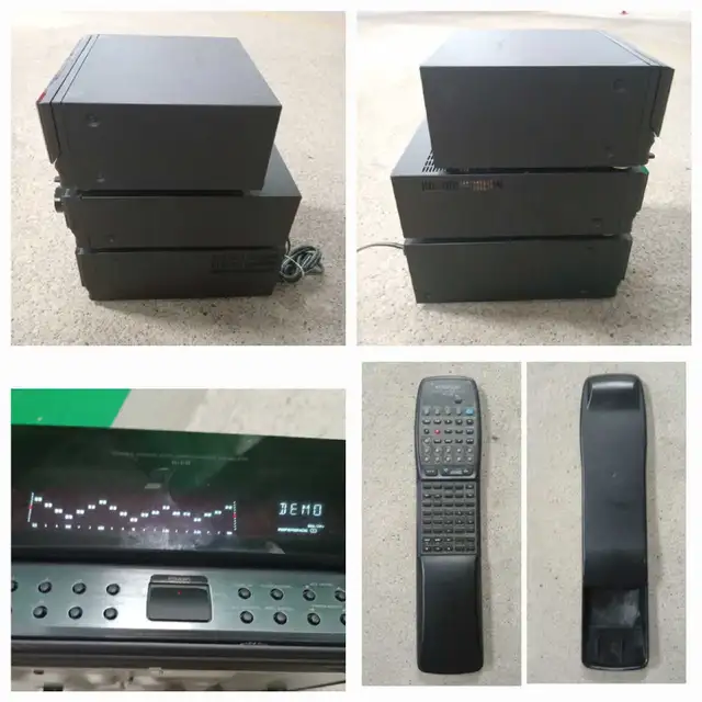 Kenwood Stereo System Amplifier Cassette Deck Tuner Receiver in Stereo Systems & Home Theatre in City of Toronto - Image 6