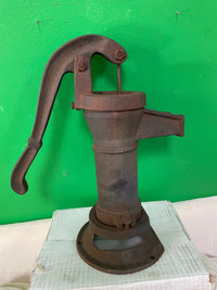 Antique cast iron hand pump 