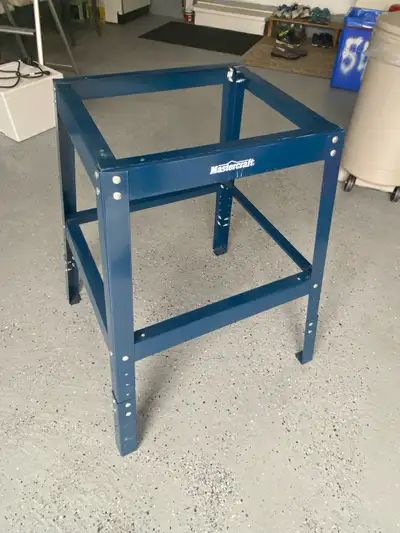 This is a used Mastercraft stand for tools like a mitre saw or a grinder. This stand is in good cond...
