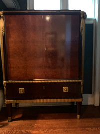 Art Deco Cabinet with bronze detail