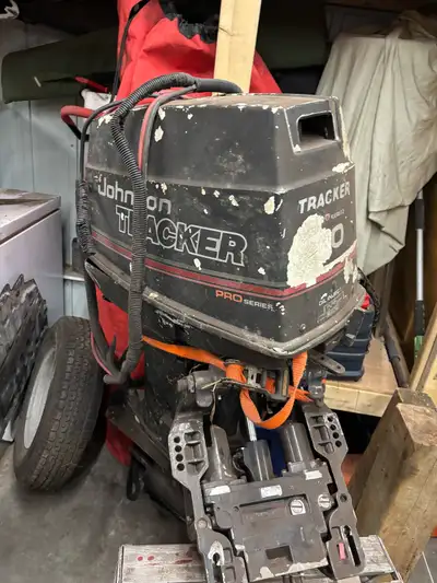 Selling a 70hp Johnson for parts lots of good stuff still on the motor complete with carbs wiring lo...