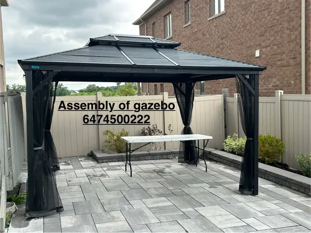 assembly of gazebo in Outdoor Tools & Storage in Markham / York Region - Image 6