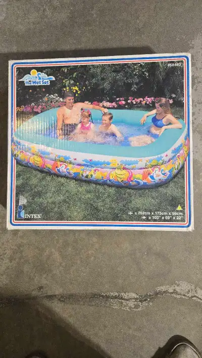 Intex inflatable pool, View more