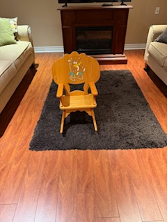 Solid Wood Expertly Handcrafted Childs Rocking Chair, View more