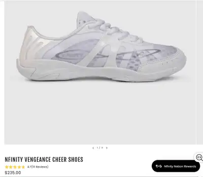 NEW CHEER/DANCE SHOES - Girls Size 4, View more