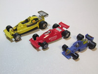 Set of 3 Formula 1 Miniature Race Cars