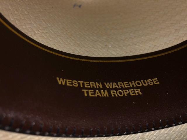 Vintage 90's Larry Mahan Milano Ridgetop Cowboy Hat Size 7 with in Men's in Sunshine Coast - Image 4