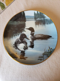 Collector Plate, "Birds of Destinction". Fine China never used.