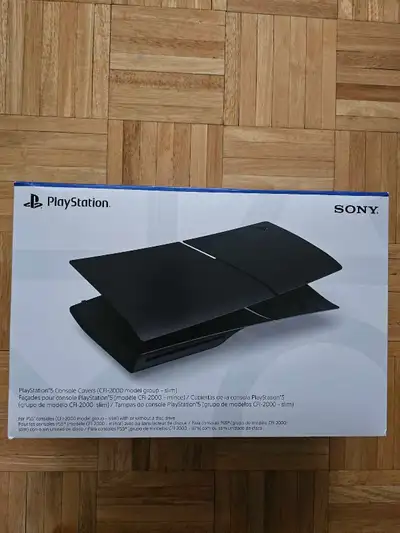 For Sale Is A Brand New Still Sealed PS5 Slim Disc Console Cover In Black