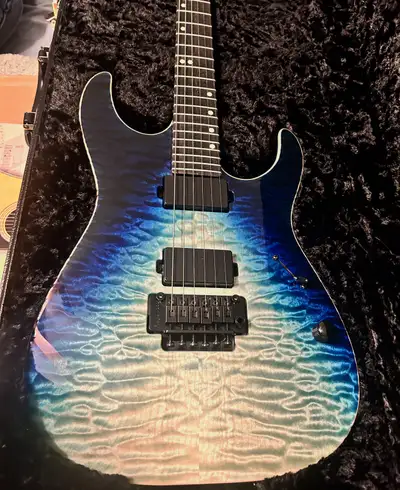 No trades Like new Angel Blackheart fretboard ( roasted purple heart) Baby Flyod Rose Swamp ash body...