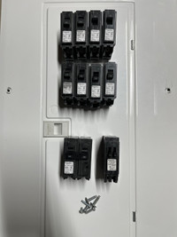 200 amp electrical panel with breakers included 