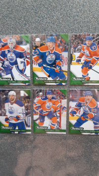 Parkhurst 2017-2018 Edmonton Oilers 6 basic Cartes hockey cards