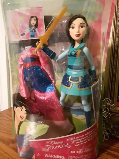 Brand new in the box Disney Princess Mulan doll, View more