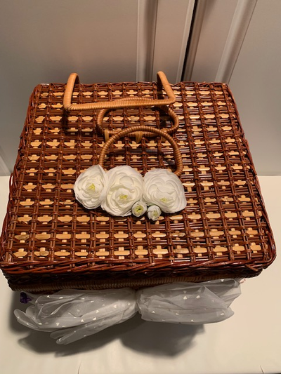 Wicker Picnic Basket (New), View more