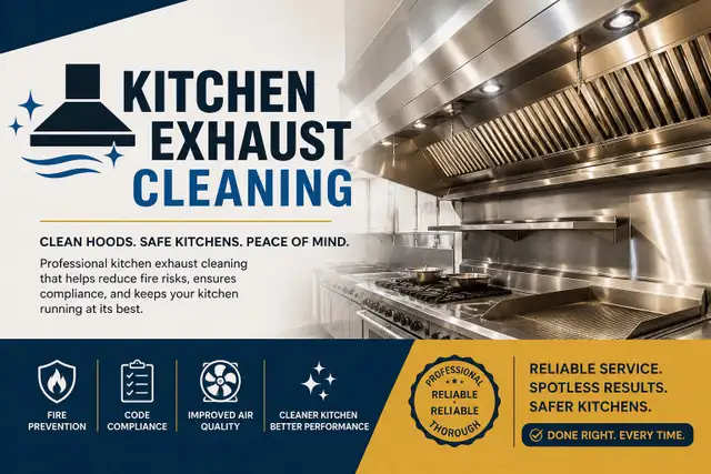kitchen Exhaust Cleaning Job Available at night