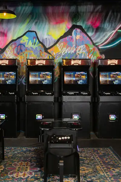 Bring the arcade home! Custom-built arcade cabinets loaded with 5000+ classic retro games including...