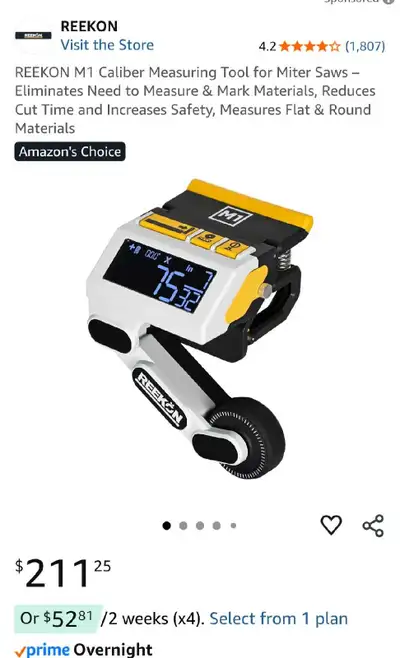 REEKON M1 Caliber Measuring Tool for Miter Saws, View more