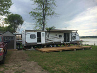 2017 Wildwood (36BHBS model) 36' trailer on waterfront lot!
