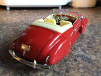 Red diecast convertible toy car