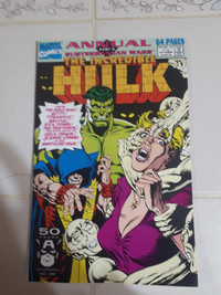 The Incredible Hulk Subterranean Wars - July 1991 Marvel Comic