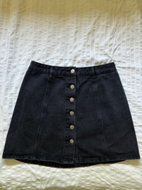 Ardene Black Denim Skirt