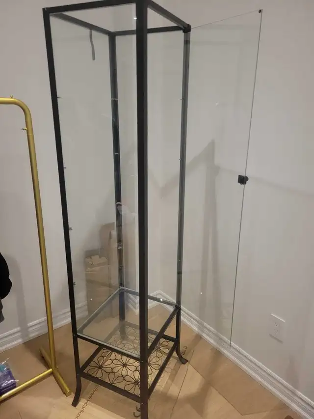 Glass Display Cabinet - three shelf in Hutches & Display Cabinets in City of Toronto - Image 2