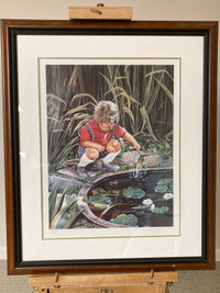 Tammy Laye limited edition framed print "Frog Pond"
