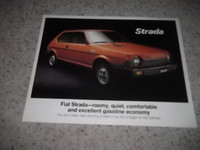 1979 Fiat Strada Original Brochure