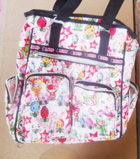 Tokidoki LeSportsac Diaper Bag & Pink Suede Laptop Bag