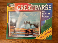 BNIB Oil Paint By Number - Yellowstone (Craft House Great Parks)