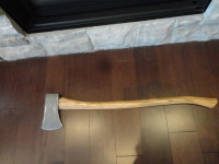 34" Vintage Wood Chopping Camping Axe in restored Lovely Shape