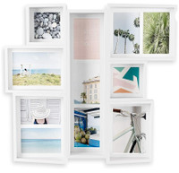 New, Umbra Edge Multi-Photo Wall Display - White