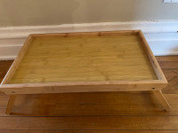 Like New Wooden Foldable Bed Tray Table