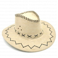 COW BOY HAT, HATS, NEW. GIDDY UP. SUADE